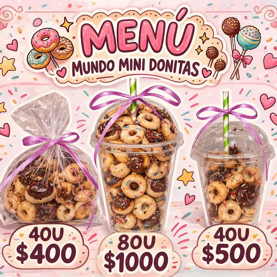 Imagen de Súper minidonas (3cm)